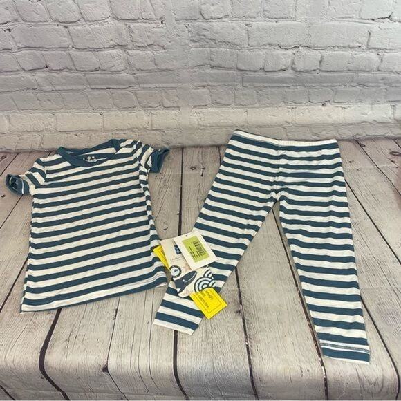 Kickee Kids Kickee Pants Striped Bamboo Pajama Set - Picture 1 of 4